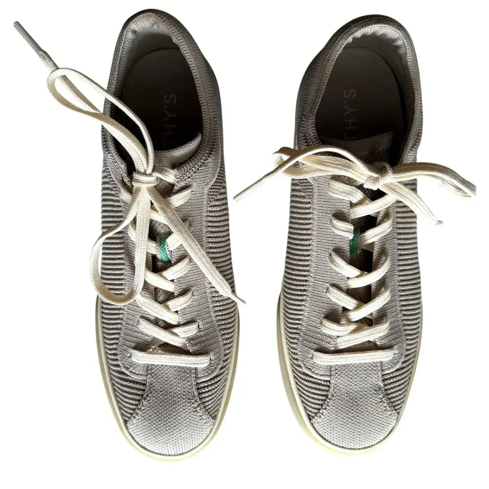 Rothy's The Lace Up Sneaker in Lilac Sustainable Recycled‎ PET Comfort Shoes w 9